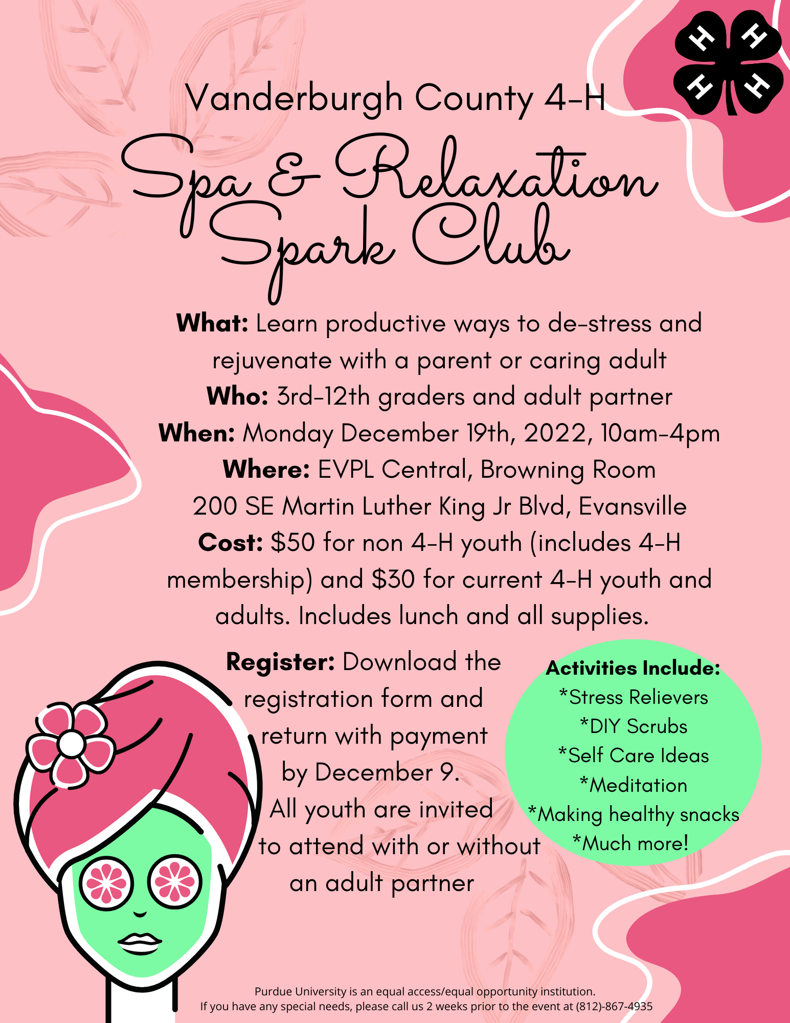 spa and relaxation spark club