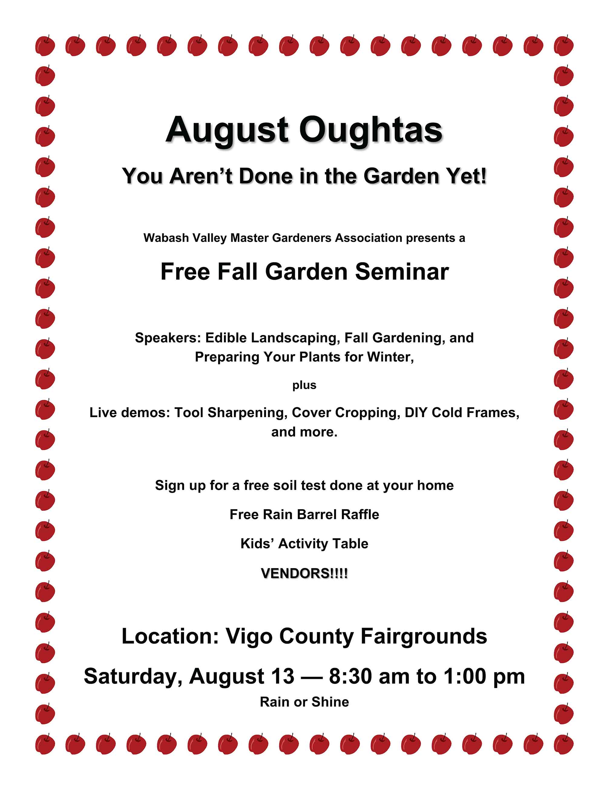August Oughta's Flyer