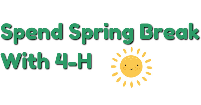 spend spring break with 4-H