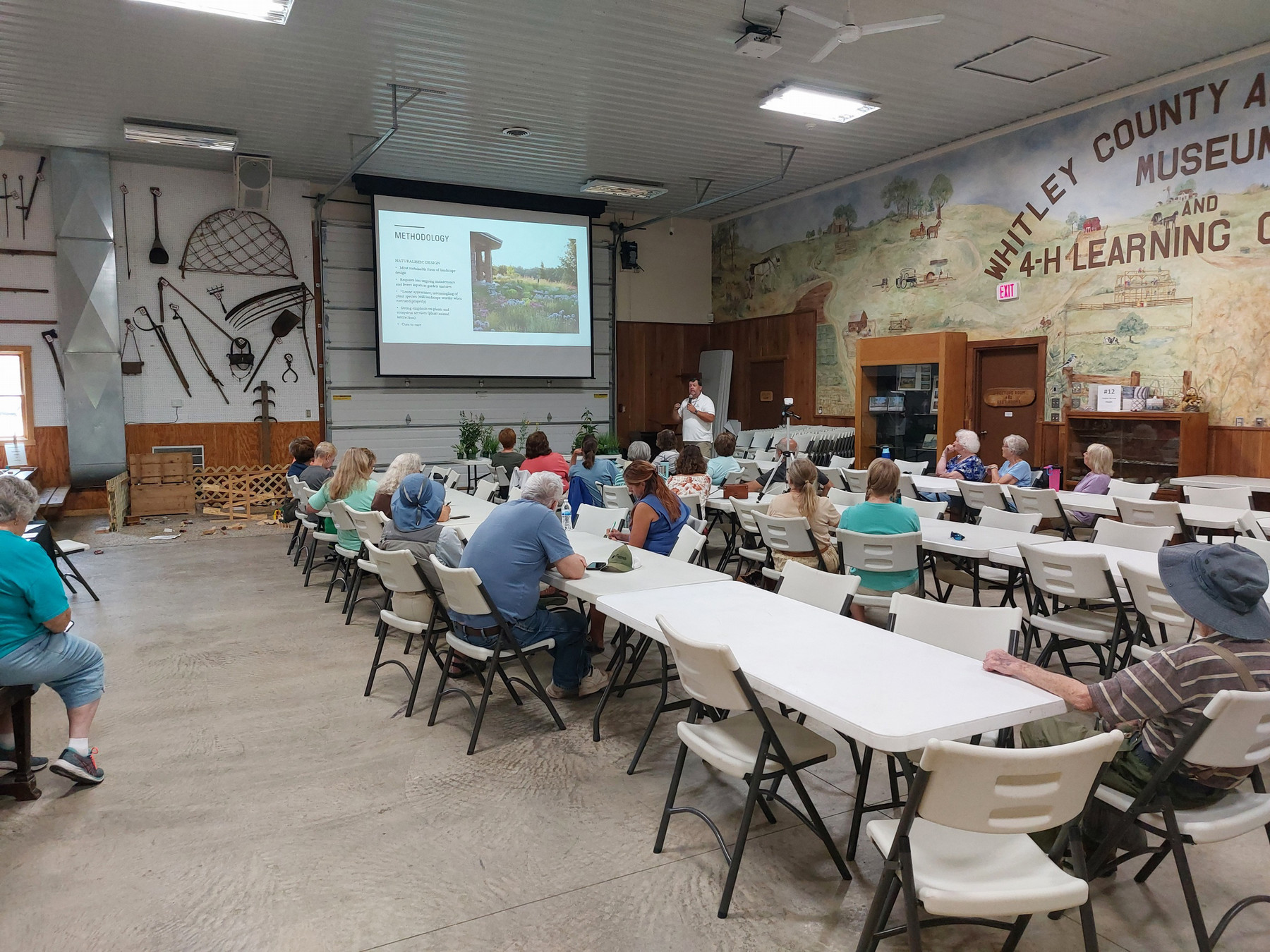 Master Gardener seminar at the fair