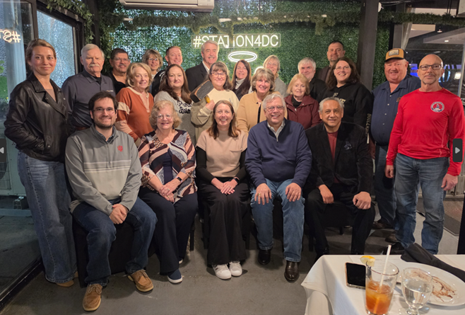 Purdue CARET group photo with Ted McKinney