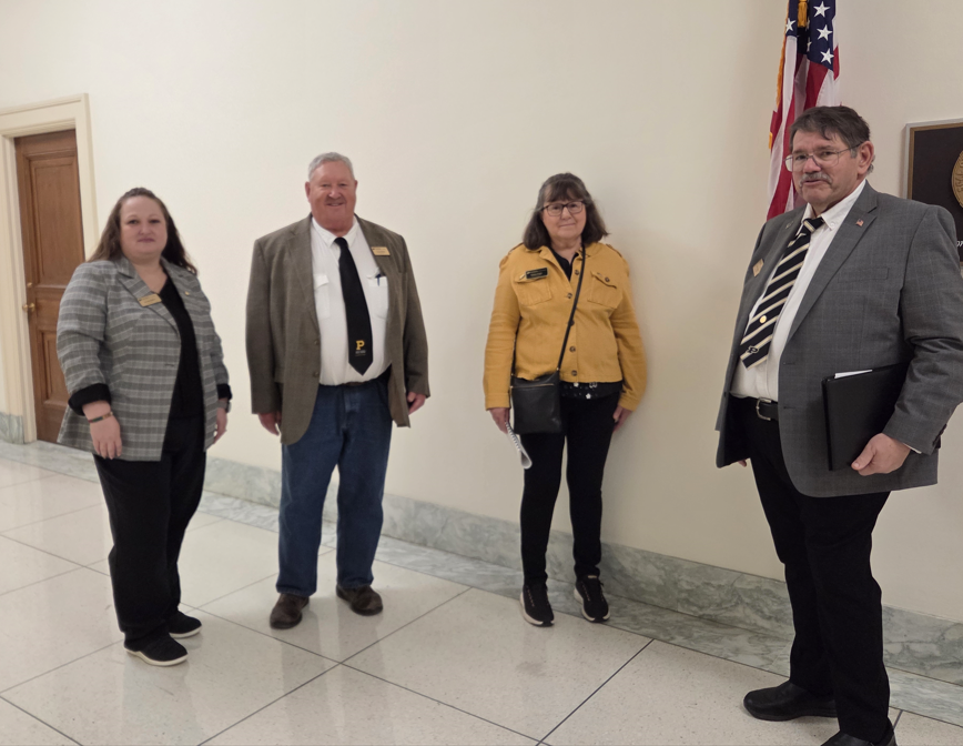 Purdue CARET delegates visit with their federal legislators
