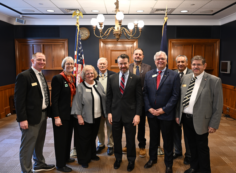 Purdue Caret members met with Senator Todd Young.