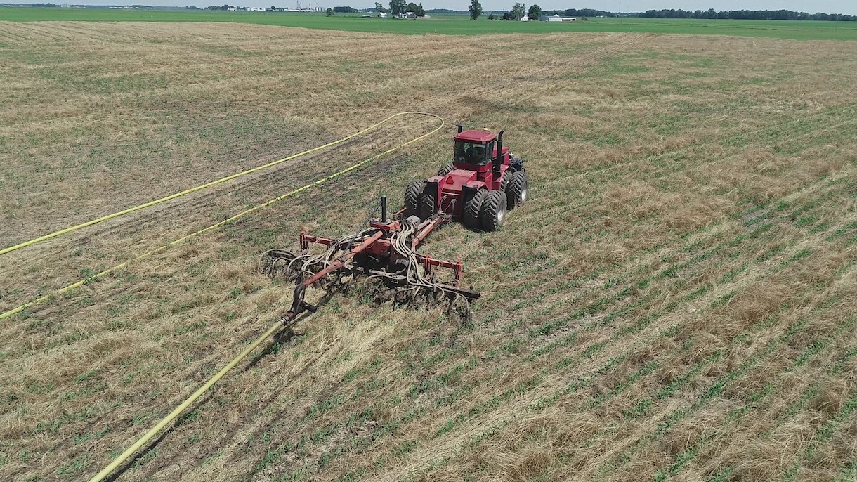  Image of tractor working on a field