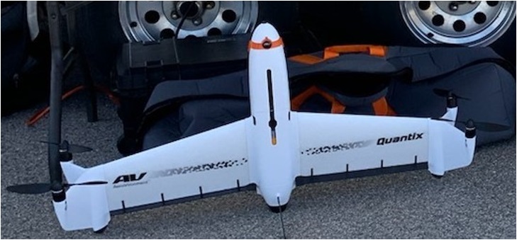 Image of a Quantix fixed-wing UAV from AeroVironmentdrone  